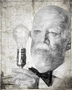 William Brown-The Inventor Drawn-BW A IOM