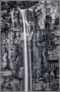 Steven Kessler-Waterfall In Ithaca B&W