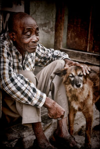 1st- Susan Silkowitz- Man With Dog- 26 Color-A