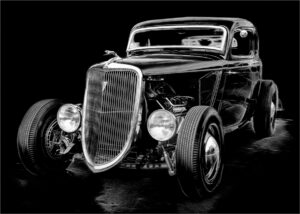 Dave Curtin-B&W-Vintage Auto-24