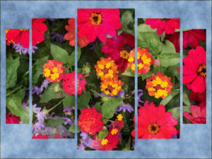 Ellen Gallagher-CRE-Watercolor Flowers In Frames-10 (IOM)