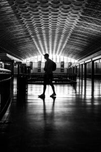 Tim Spindler-B&W-Waiting For The Train-24