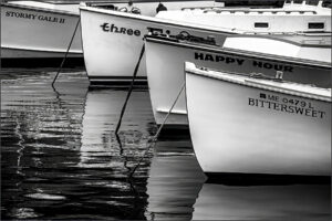 Ellen Gallagher-BW S-Maine Boats-10 (IOM)